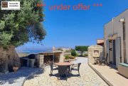 Drapanos Kreta, Drapanos Freistehender Steinbungalow mit 3 Schlafzimmern und 2 Bädern, großem Garten und Meerblick.*** under offer ***